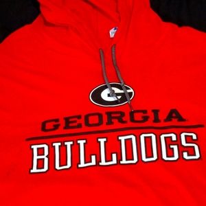 Mens Georgia Bulldogs XL Thin Hoodie